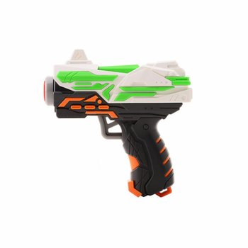 Pistolet zabawka Tack Pro Swift I z 6 miękkimi rzutkami - 11 cm