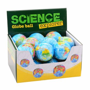 SCIENCE EXPLORER - Piłka Piankowa Globus &Oslash;6 cm (18 sztuk w displayu)