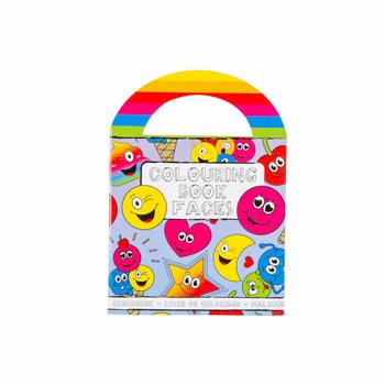 Małe kolorowanki Smiley z naklejkami (48 szt.)