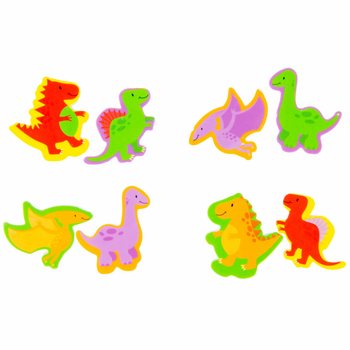 Zestaw 2 Gumek DINO w Displayu (36 szt.)