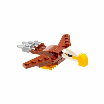 Klocki Konstrukcyjne Brick w Jajku - Mix Zwierzęta z Dżungli (12 szt.)