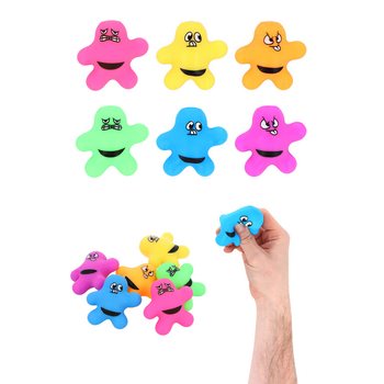 Squeezy Splat Man - Mix Kolor&oacute;w - W Wyświetlaczu (24 szt.)