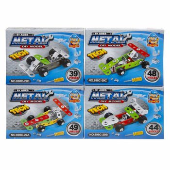 Metalowy Zestaw Konstrukcyjny Auto Wyścigowe (Display 24 szt.)