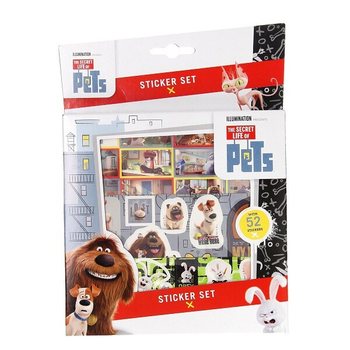 Zestaw Naklejek SECRET LIFE OF PETS 52 elementy (12 szt.)