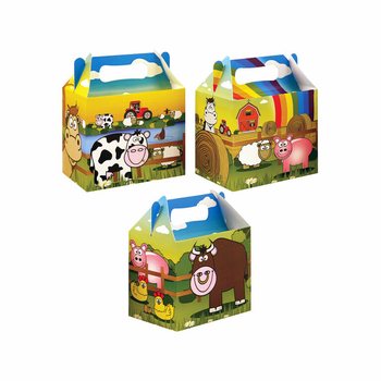 Pudełko na Zestaw Menu dla Dzieci Gospodarstwo – 14 x 9,5 x 18 cm (12 szt.)
