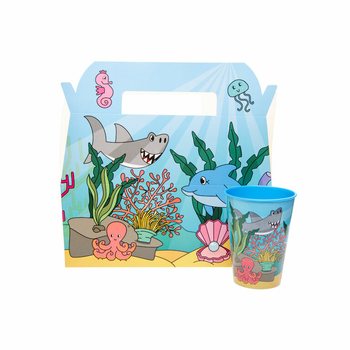 Pudełko Menu Morze / Ocean - 22.5 x 12 x 9.5 cm (24 szt.)