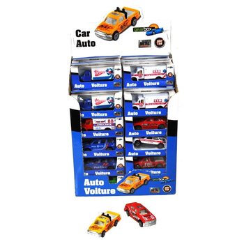 Metalowe pojazdy Die-Cast w ekspozytorze (36 szt.)
