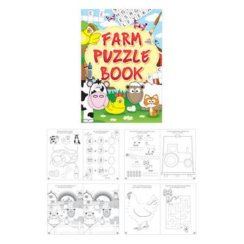 KSIĄŻECZKA Z PUZZLAMI GOSPODARSTWO (48 szt.)