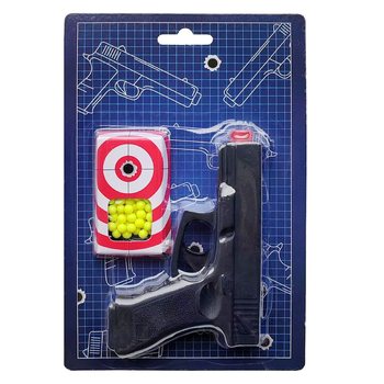 Pistolet BB Gun 13cm na karcie [ poniżej 0.08J ] (6 szt.)