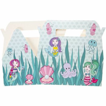 Pudełko na Menu dla Dzieci Syrenka - 22,5 x 12 x 9,5 cm (24 szt.)