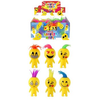 Świecące Lalki Squeezy Smiley w Displayu (12 szt.)