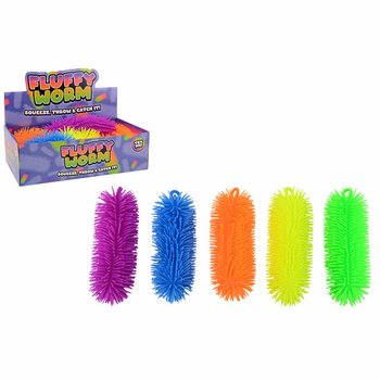 Duży Puszysty Robak 22 cm - Ekspozytor (12 szt.)