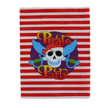 10 Torebek Urodzinowych - Pirate Party (6 zestawów)