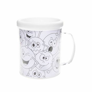 SMILEY - POKOLORUJ SW&Oacute;J WŁASNY KUBEK (2 szt.)