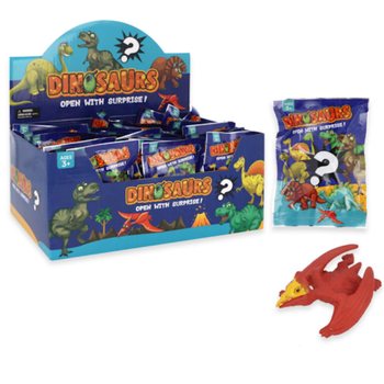 Torebka Niespodzianka / Blindbag - Motyw: Dinozaury w ekspozytorze (60 szt.)
