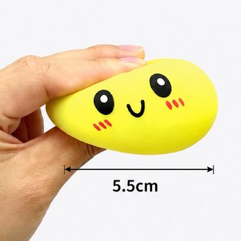 RAGE - Gniotek Squishy Bun Dumpling MAŁY (Wym. 5.5 x 5.5 x 3 Cm) - Viralowy Fidget Toy 2026 (24 szt.)