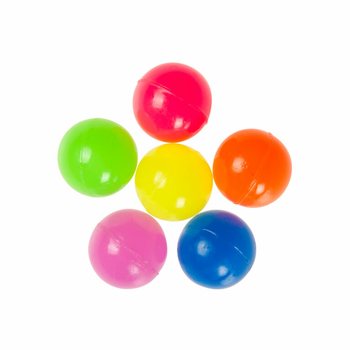 MIX PIŁECZKI KAUCZUKOWE KOLORY NEON &Oslash; 3,2 cm (50 szt.)