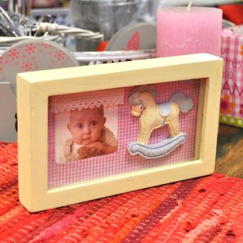 DREWNIANA RAMKA NA ZDJĘCIA 3D DO POKOJU DZIECIĘCEGO - MODEL 4 (6 szt.)