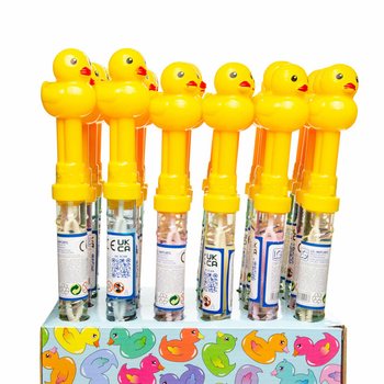 Duży Miecz do Puszczenia Baniek Kaczka 37 cm w Stojaku (24 szt.)