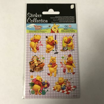 Arkusze Naklejek: Disney Kubuś Puchatek, 16 x 9 cm (10 szt.)