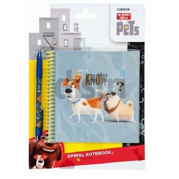 SEKRETNE ŻYCIE ZWIERZAKÓW DOMOWYCH – Notes + Długopis (12 szt.)