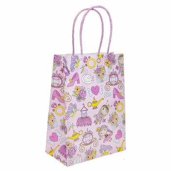 Torebki Prezentowe Papierowe Księżniczki - 16x9x22 cm (12 sztuk)