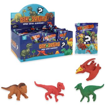 Torebka Niespodzianka / Blindbag - Motyw: Dinozaury w ekspozytorze (60 szt.)