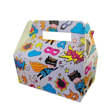 Pudełko na Zestaw Menu Superhero - 22,5 x 12 x 9,5 cm (24 szt.)