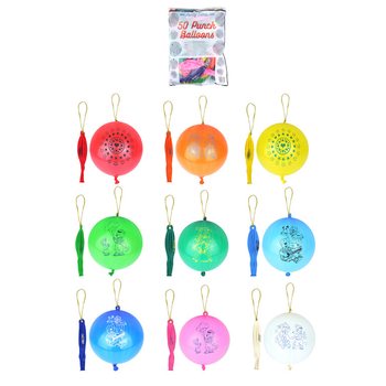BALONY PUNCH BALL MIX WZORÓW (50 szt.)