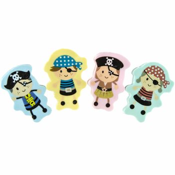 Zestaw Gumek do Mazania Figurki Pirat&oacute;w - 2 Sztuki w Ekspozytorze