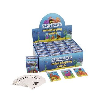 Mini Karty do Gry – Wzór Sea Life w Ekrany (24 szt.)