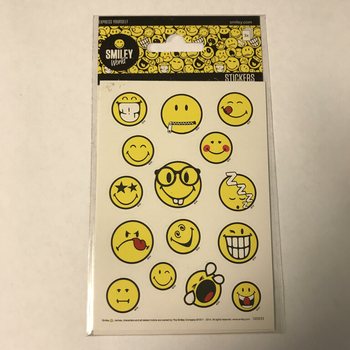 ARKUSZ NAKLEJEK: SMILEY'S, 16 x 9 cm (10 szt.)