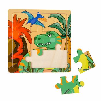 Mix Drewnianych Puzzli dla Chłopc&oacute;w w Ekspozytorze (24 szt.)