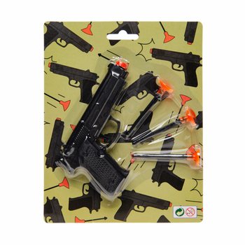 Pistolet Zabawkowy z 3 Przyssawkami na Karcie (12 szt.)