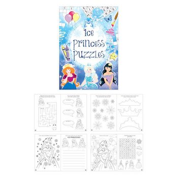 Książeczka z Puzzlami Lodowa Księżniczka (48 szt.)