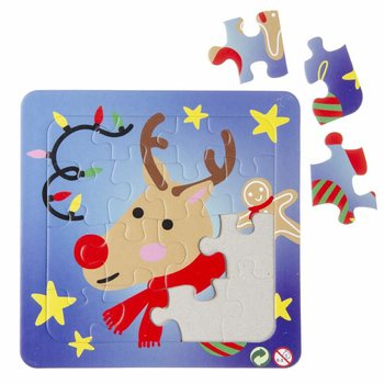 Puzzle Świąteczne 14x14 cm (50 szt.)