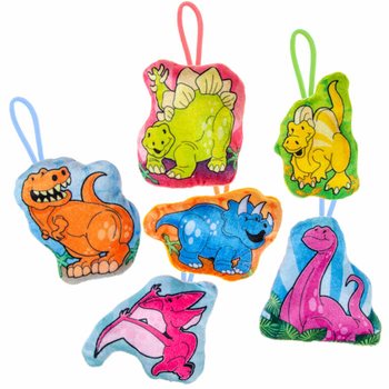 MIX PLUSZOWE DINOZAURY - 13.5 Cm. (24 szt.)