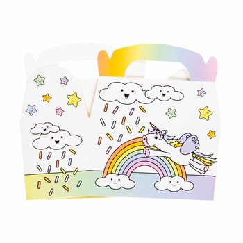 Pudełeczka na Prezenty Jednorożec / Pudełka na Słodycze 12x12.5x6 cm (12 szt.)