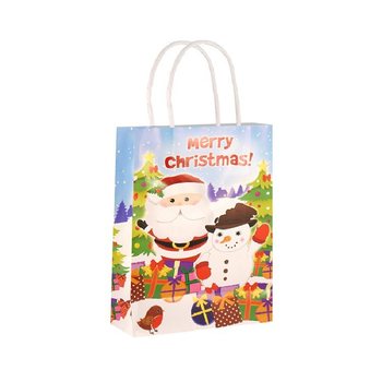 Torebki Prezentowe MERRY CHRISTMAS 14x21x7 cm (24 szt.)