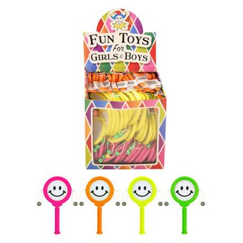 BĘBENEK OBROTOWY SMILEY W DISPLAYU (72 szt.)