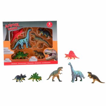 ANIMAL WORLD - Zestaw Dinozaur&oacute;w (6 Figurek)
