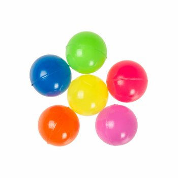 MIX PIŁECZKI KAUCZUKOWE KOLORY NEONOWE &Oslash; 2,7 Cm ( 100 szt.)