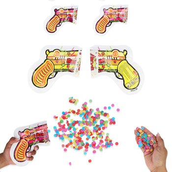 Pistolet do Konfetti Samopompujący (100 szt.)