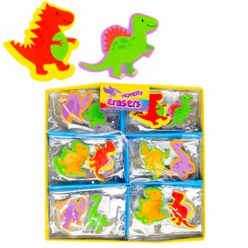Zestaw 2 Gumek DINO w Displayu (36 szt.)