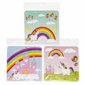 MIX Puzzle Jednorożec - 14 x 14 cm (50 szt.)