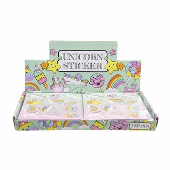 Naklejki Jednorożec Fun Display (120 sztuk)