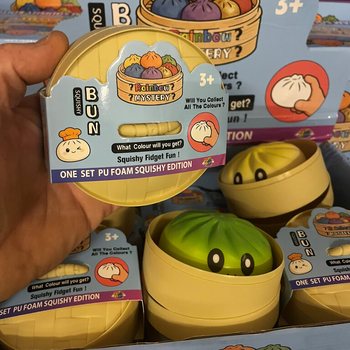 RAGE - Squishy Bun Dumplings DUŻE - ONE SET PU FOAM SQUISHY EDITION (12 szt.)