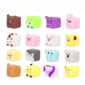 Gniotek Squishy do Losowania - Cube Animals - W Wyświetlaczu (96 szt.)