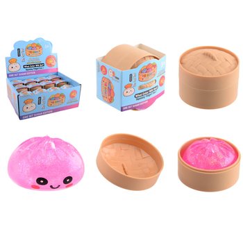 RAGE - Gniotek Squishy SUGAR EDITION Bun Dumplings MAŁY (5.3 x 5.3 x 4.1 cm) Viral 2026 Fidget Toy (24 szt.)