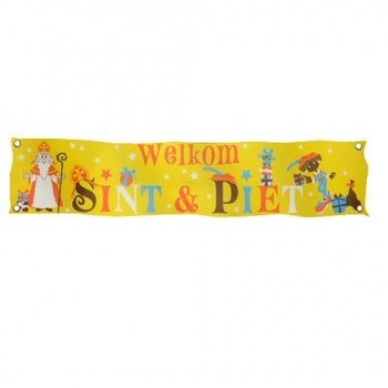 BANER POWITALNY SINTERKLAAS & PIET XXL 300 X 60 CM (7 szt.)